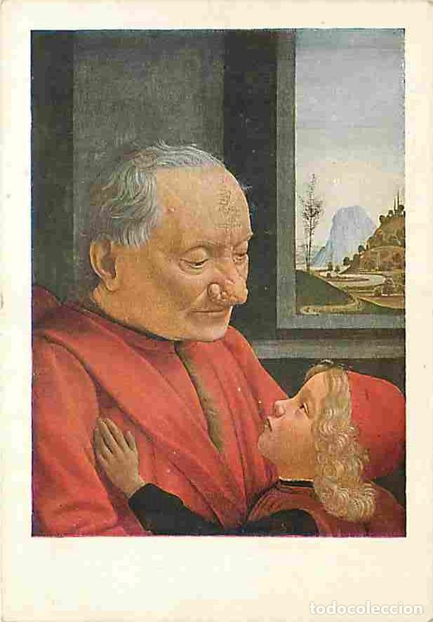 Postales: Art - Peinture - Domenico Ghirlandajo - Portrait d'un vieillard et de son petit fils - Carte Neuve -
