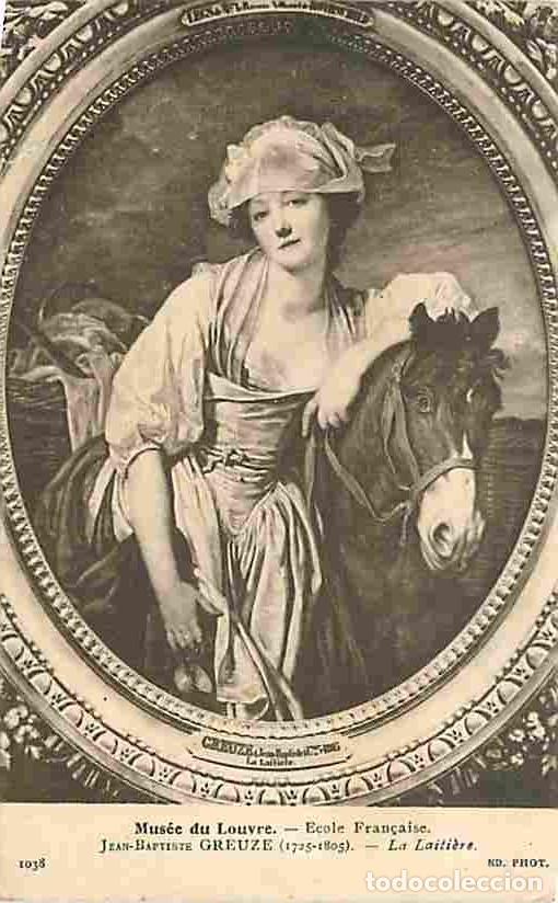 Postais: Art - Peinture - Jean-Baptiste Greuze - La Laiti&egrave;re - Mus&eacute;e du Louvre - Chevaux - CPM - Voir Scans R
