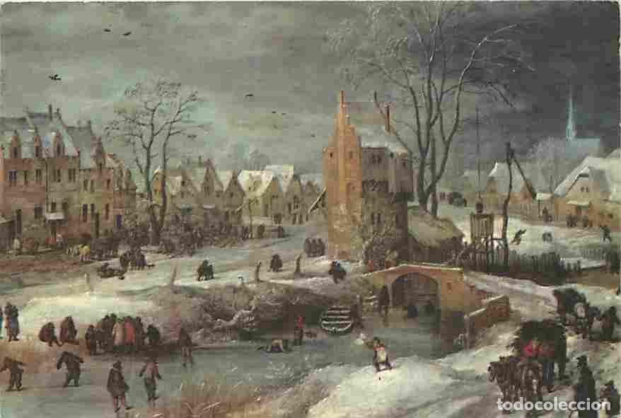 Cartoline: Art - Peinture - Joos de Momper - Village en hiver - CPM - Voir Scans Recto-Verso