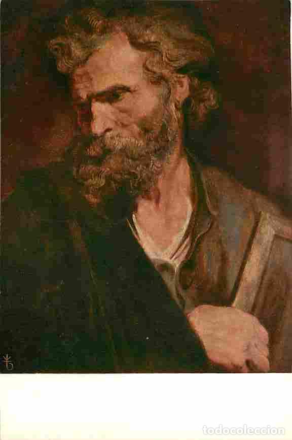 Postkarten: Art - Peinture - Anton Van Dyck - Apostel - Etat Carte d&eacute;coup&eacute;e - CPM - Voir Scans Recto-Verso