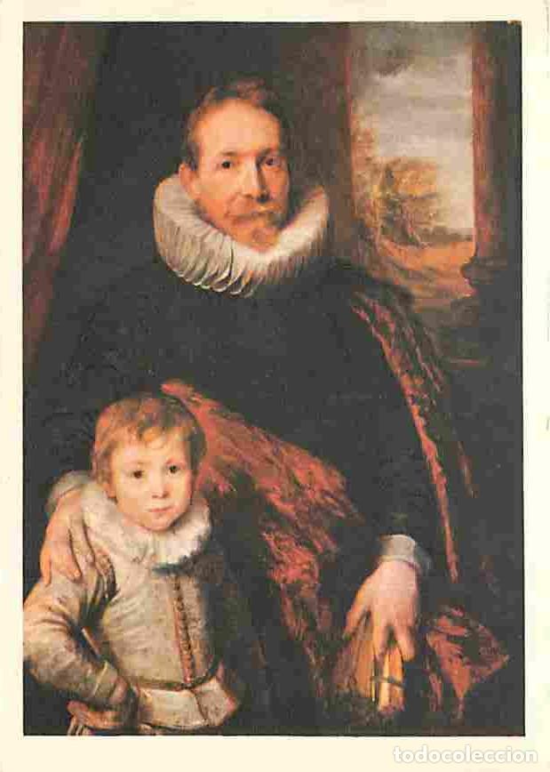Postkarten: Art - Peinture - Anton Van Dyck - Portrait dit de Richardot et de son Fils - Carte de la Loterie Nat