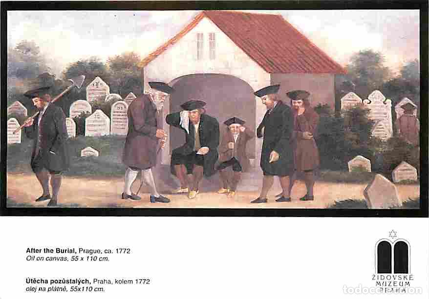 Postais: Art - Peinture - After the Burial - The Cycle of Paintings of the Prague Burial Society - Tisk Linpa