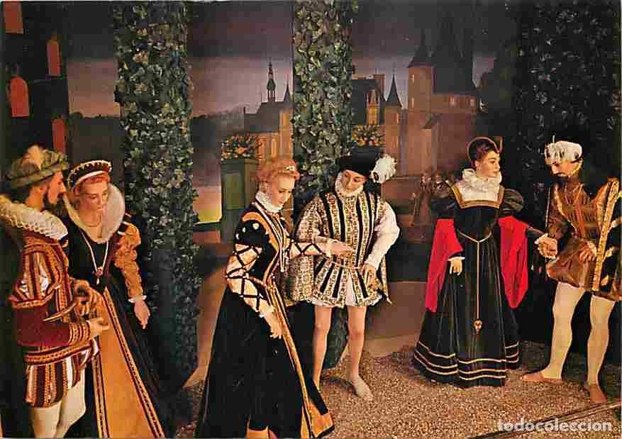 Postkarten: Art - Mus&eacute;e de Cire du Ch&acirc;teau de Chenonceau - F&ecirc;te en l'honneur de Fran&ccedil;ois II - Carte Neuve - CPM