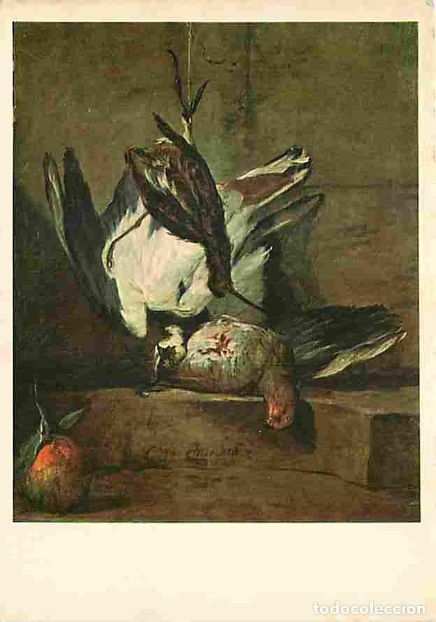 Postkarten: Art - Peinture - Jean-Baptiste Chardin - Nature morte avec Oiseaux - Carte de la Loterie Nationale -
