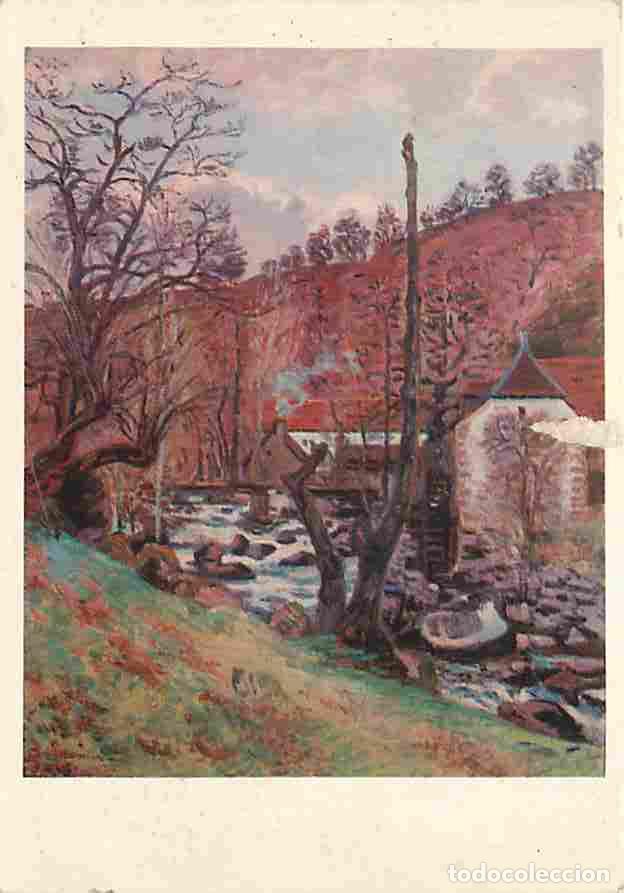 Postkarten: Art - Peinture - Armand Guillaumin - Le Moulin de la Folie &agrave; Crozant - Carte de la Loterie Nationale