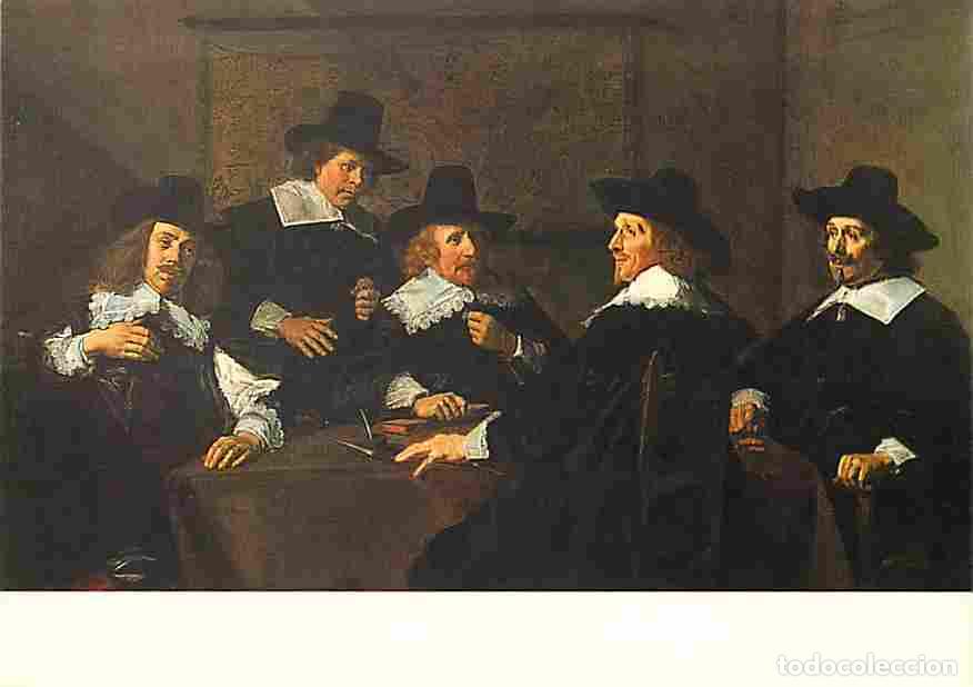 Postkarten: Art - Peinture - Frans Hals - Regenten van het St. Elisabeths Gasthuis, 1641 - Carte Neuve - CPM - V