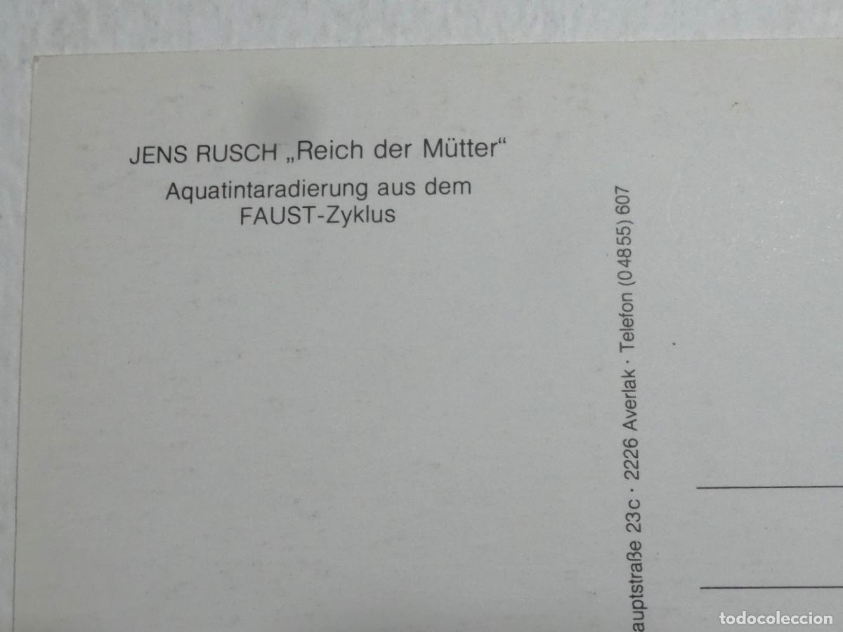 Postales: Postal del Pintor Jens Rusch, nueva - Foto 2