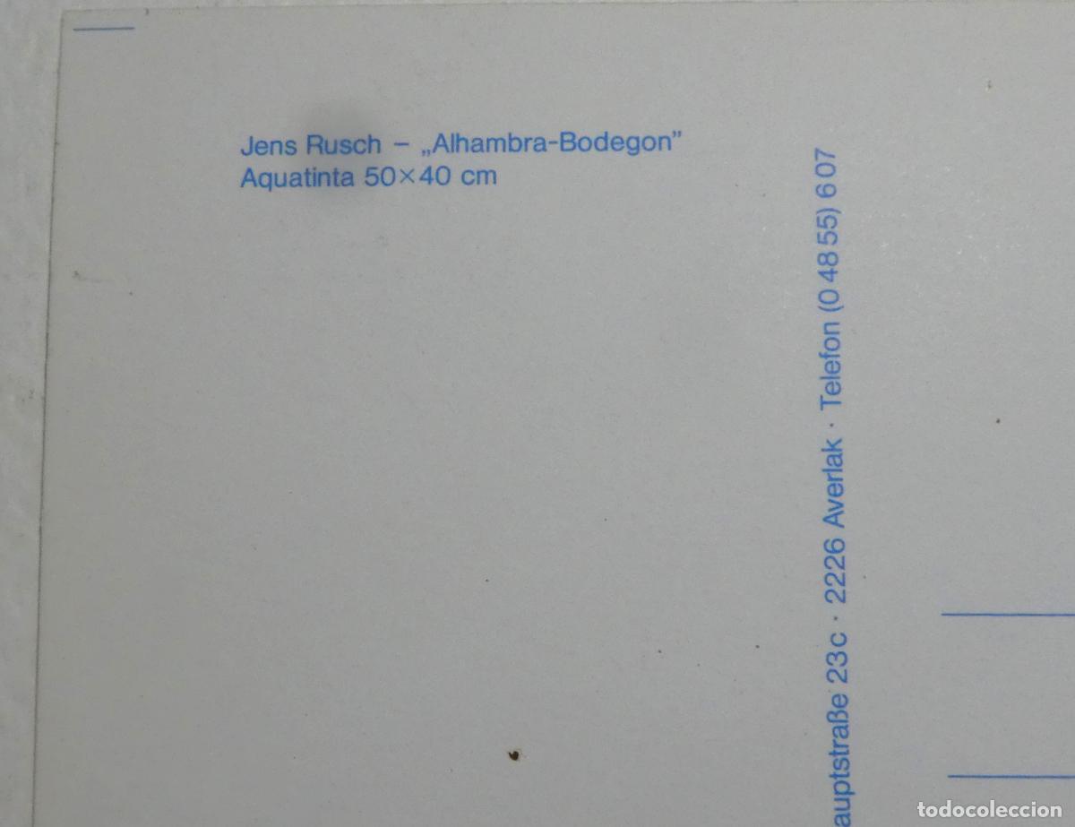 Postales: Postal del Pintor Jens Rusch, nueva - Foto 2