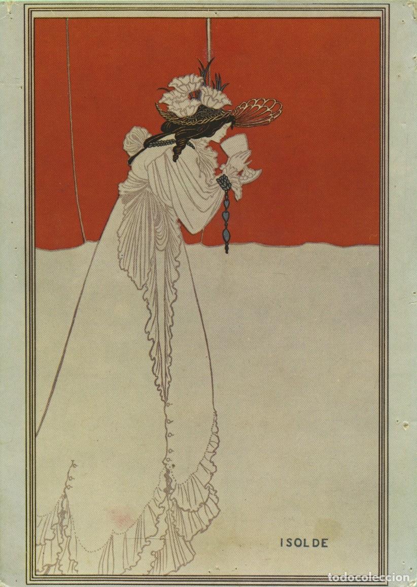 Postales: N&ordm; 635-AUBREY BEARDSLEY. Isolde. Sin circular. ED. L. D&Auml;BRITZ - Foto 1