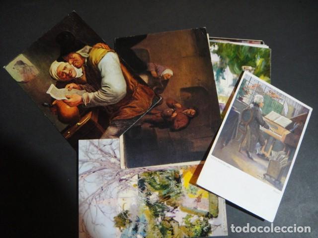 Postales: arte - lote de 38 postales - Foto 1