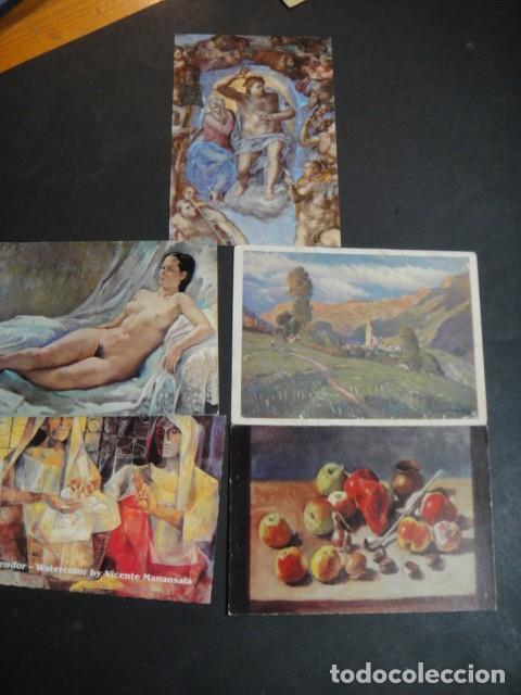 Postales: arte - lote de 38 postales - Foto 5