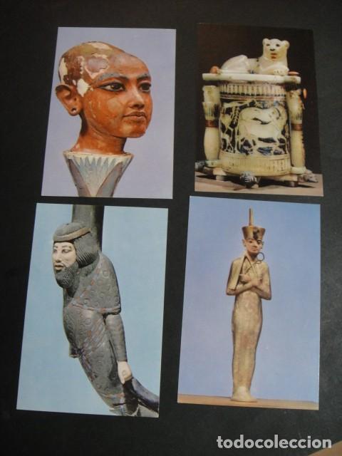 Postales: objetos de la tumba de tutankhamon - sobre con 12 postales - Foto 2