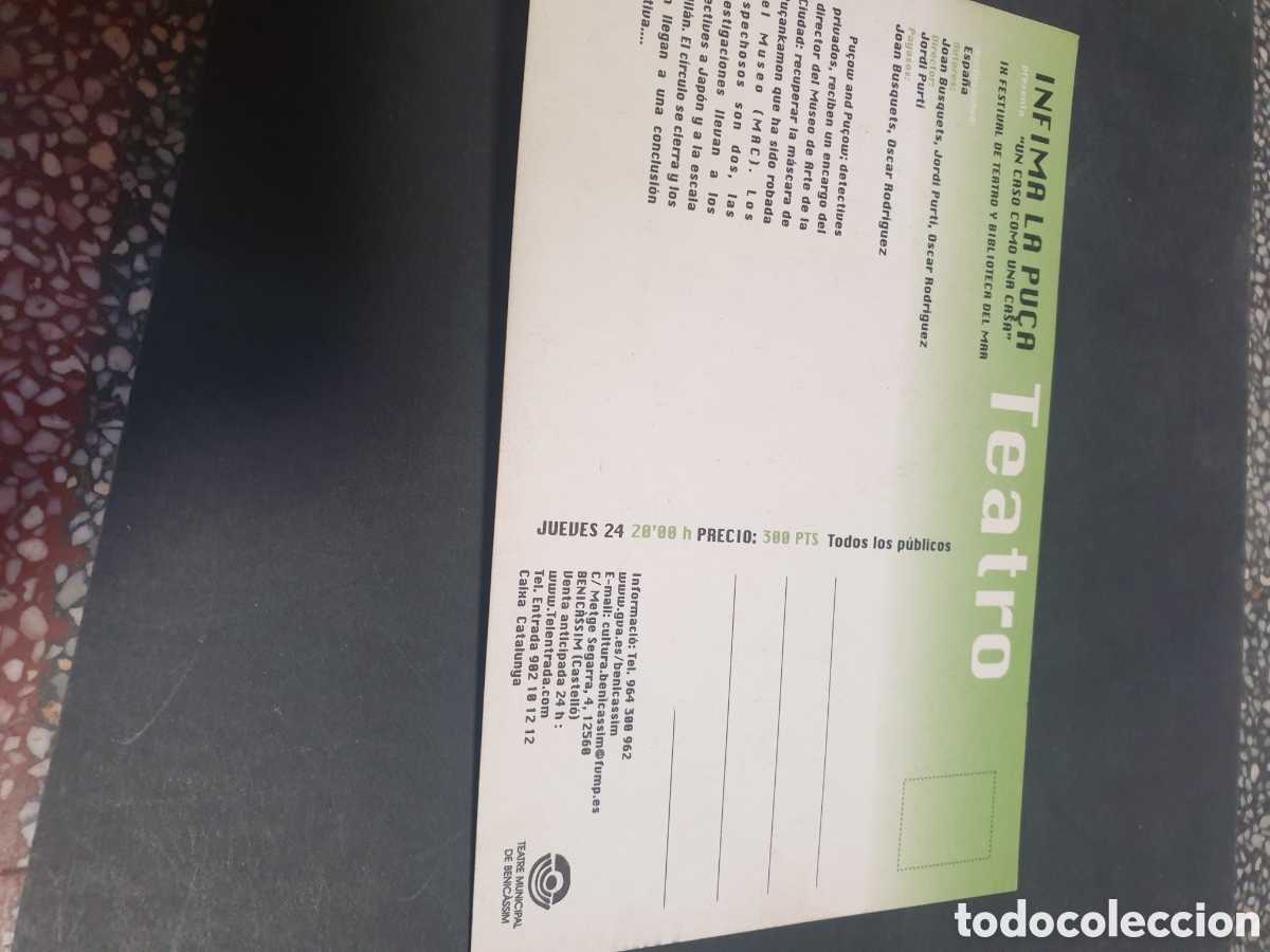 Postales: Postal infima la pusa testro benicasim - Foto 2