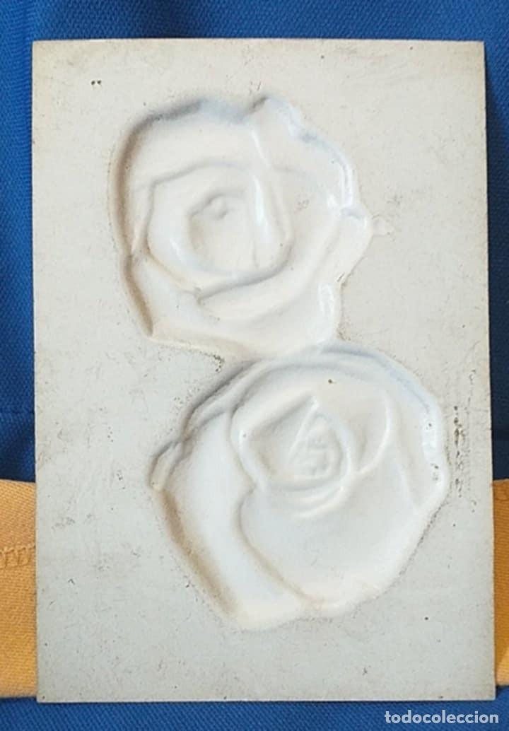 Postales: POSTAL ARTISTICA ROSAS TROQUELADAS - Foto 2