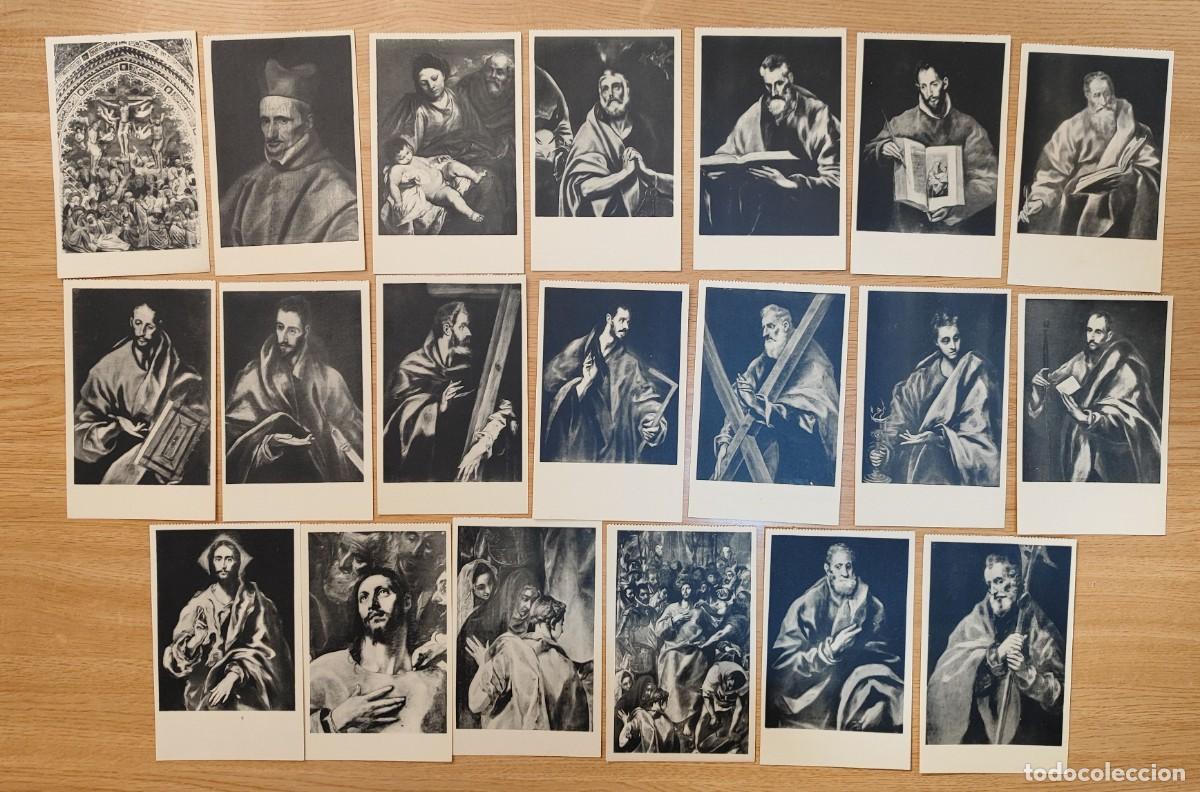 Postales: 20 TARJETAS POSTALES (TEM&Aacute;TICA CATEDRAL DE TOLEDO, EL GRECO, LOTE 45). - Foto 2