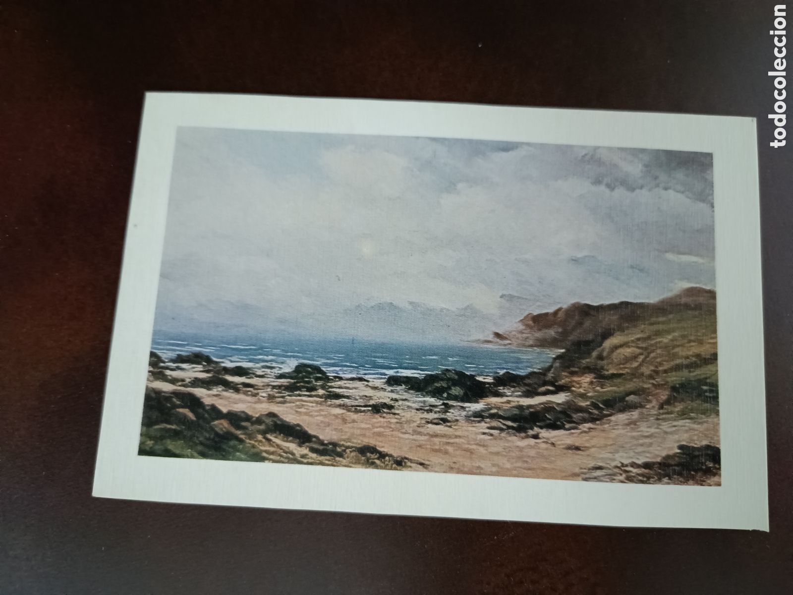 Postales: ESTAMPA DE PAISAJE PLAYA - Foto 1