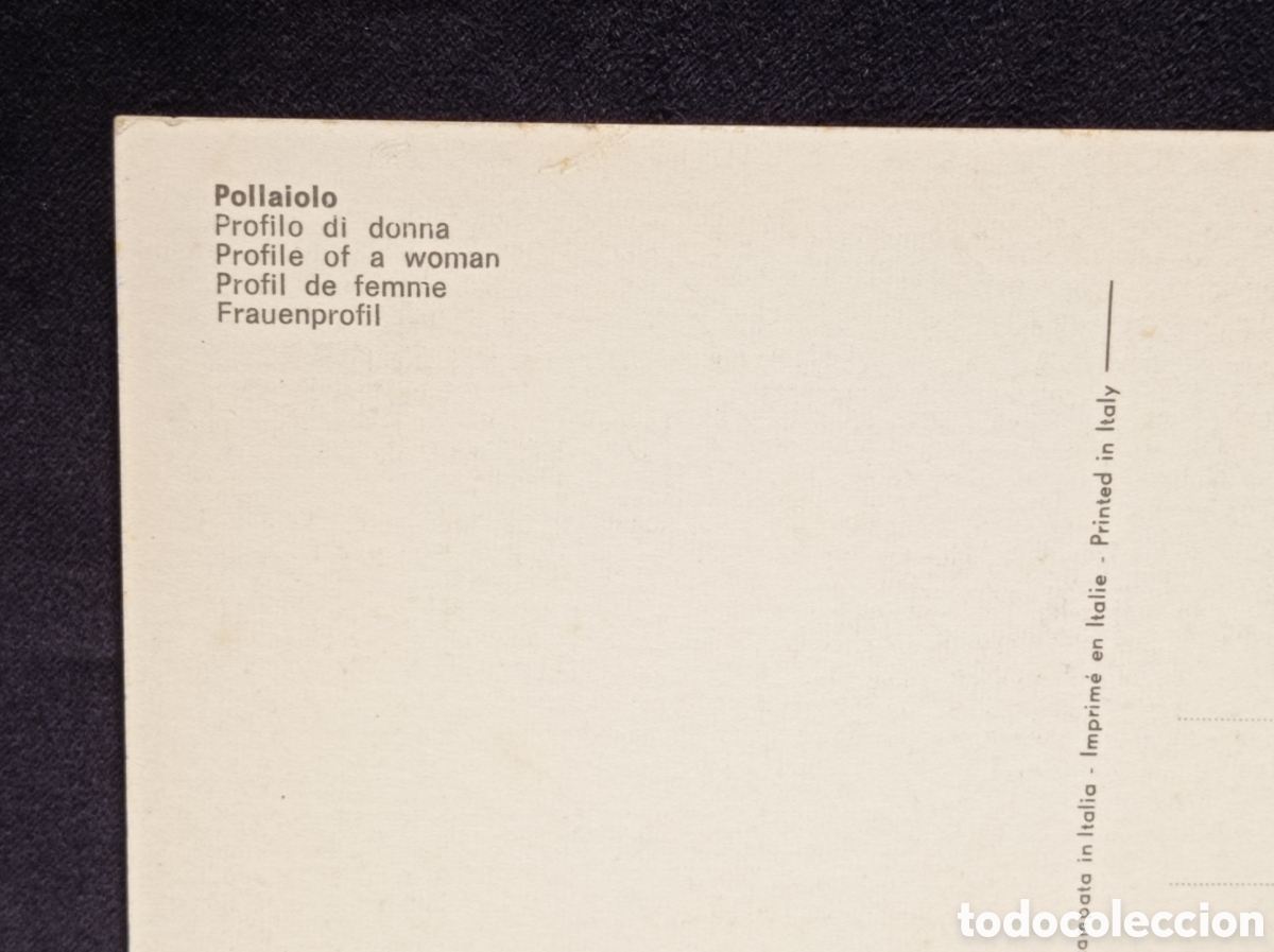 Postales: POSTAL POLLAILO, PERFIL DE MUJER. MIL&Aacute;N. SIN CIRCULAR - Foto 3