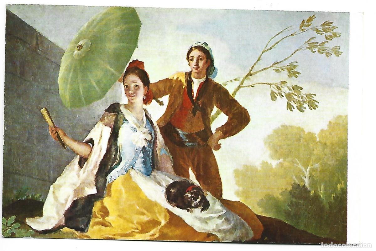 Postales: &rdquo; EL QUITASOL &rdquo;.- (GOYA).- MUSEO DEL PRADO, MADRID - Foto 1