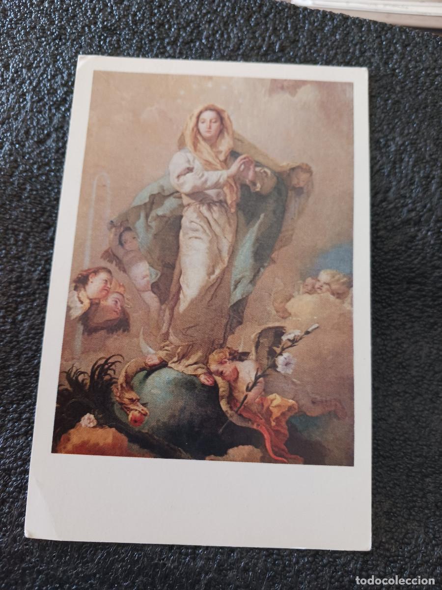 Postales: la concepcion, de tiepolo, museo del prado, ed. artisticas - Foto 1