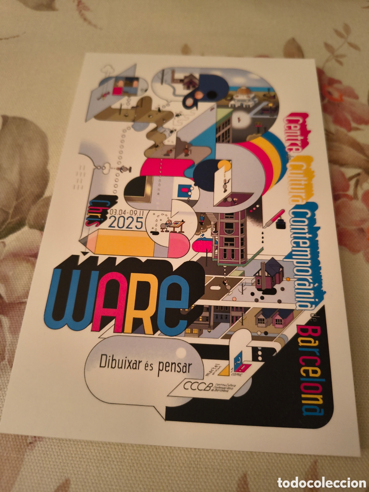 Postales: SIMIL POSTAL CHRIS WARE. DIBUIXAR ES PENSAR. CCCB - Foto 1
