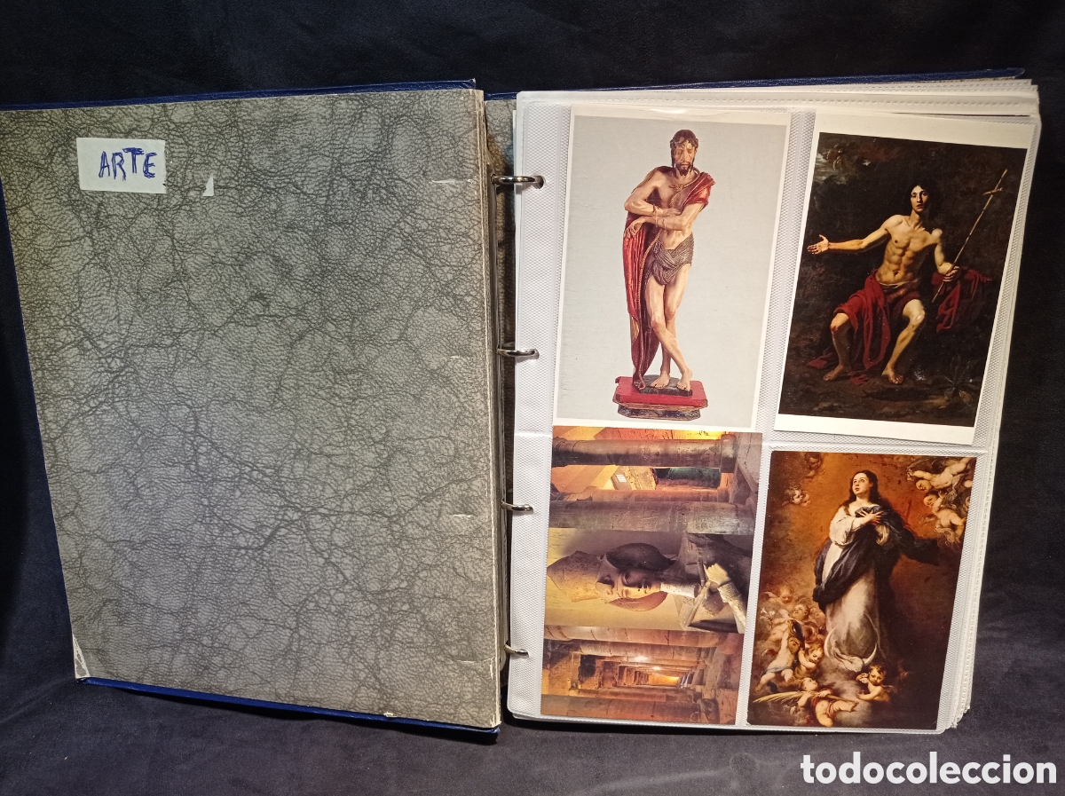 Postales: &Aacute;LBUM CON 95 POSTALES DE ARTE - Foto 2