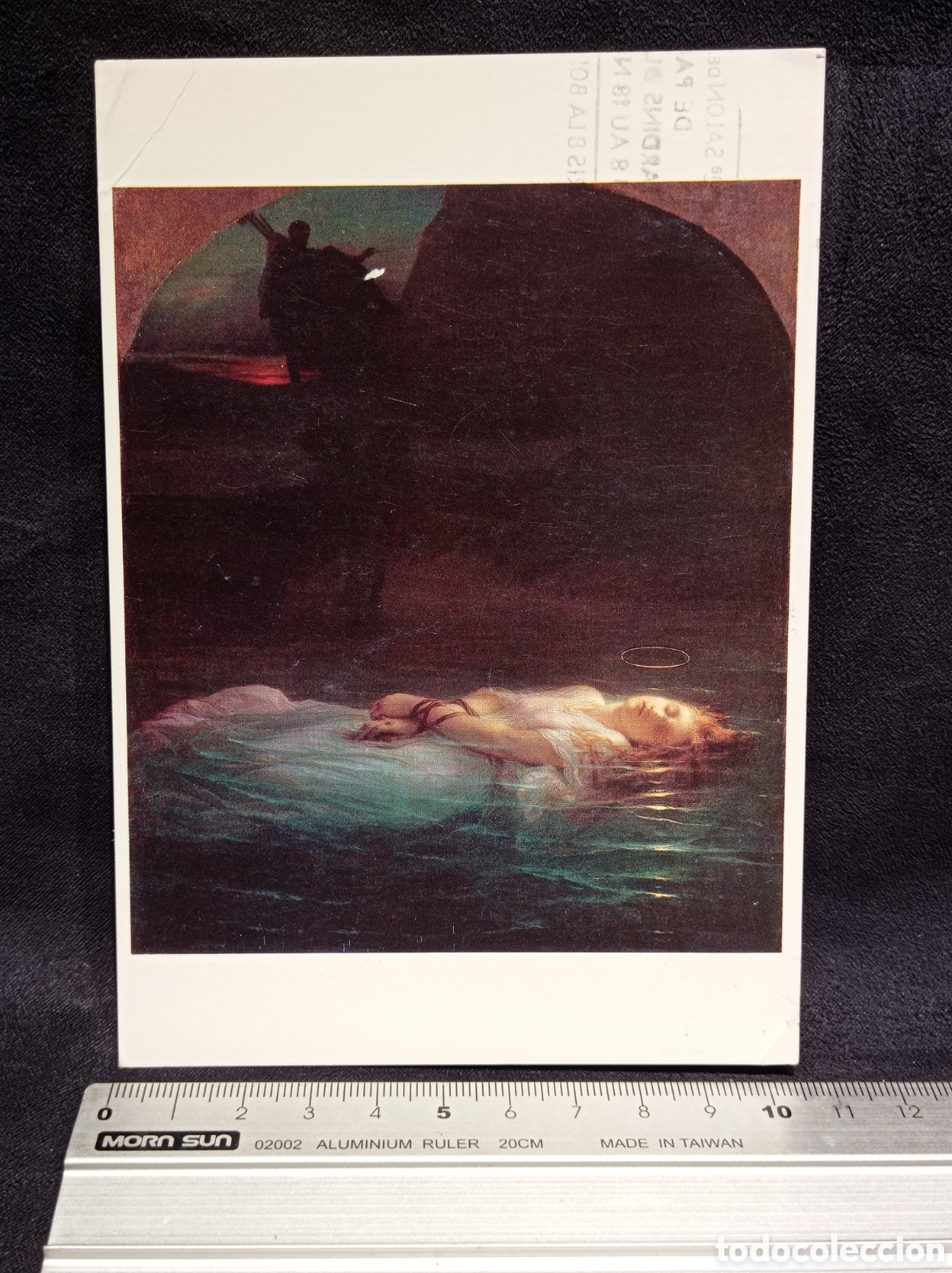 Postales: POSTAL DELAROCHE. LA JOVEN M&Aacute;RTIR. CIRCULADA - Foto 1