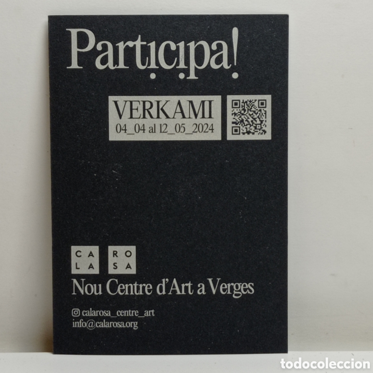 Postales: S&Oacute;C DE CA LA ROSA, CENTRE DART A VERGES. 2024 - Foto 2