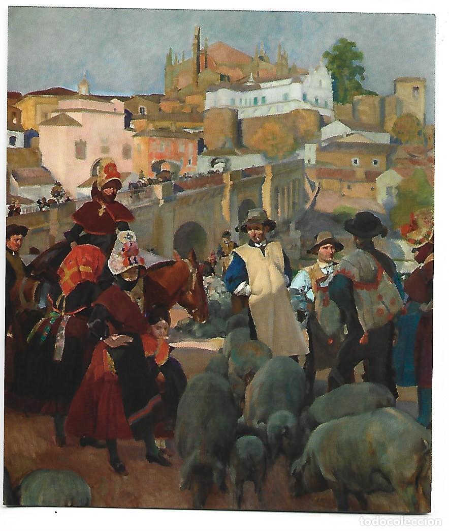 Postales: &rdquo; EL MERCADO &rdquo;.- EXTREMADURA, / BANCAJA - Foto 1