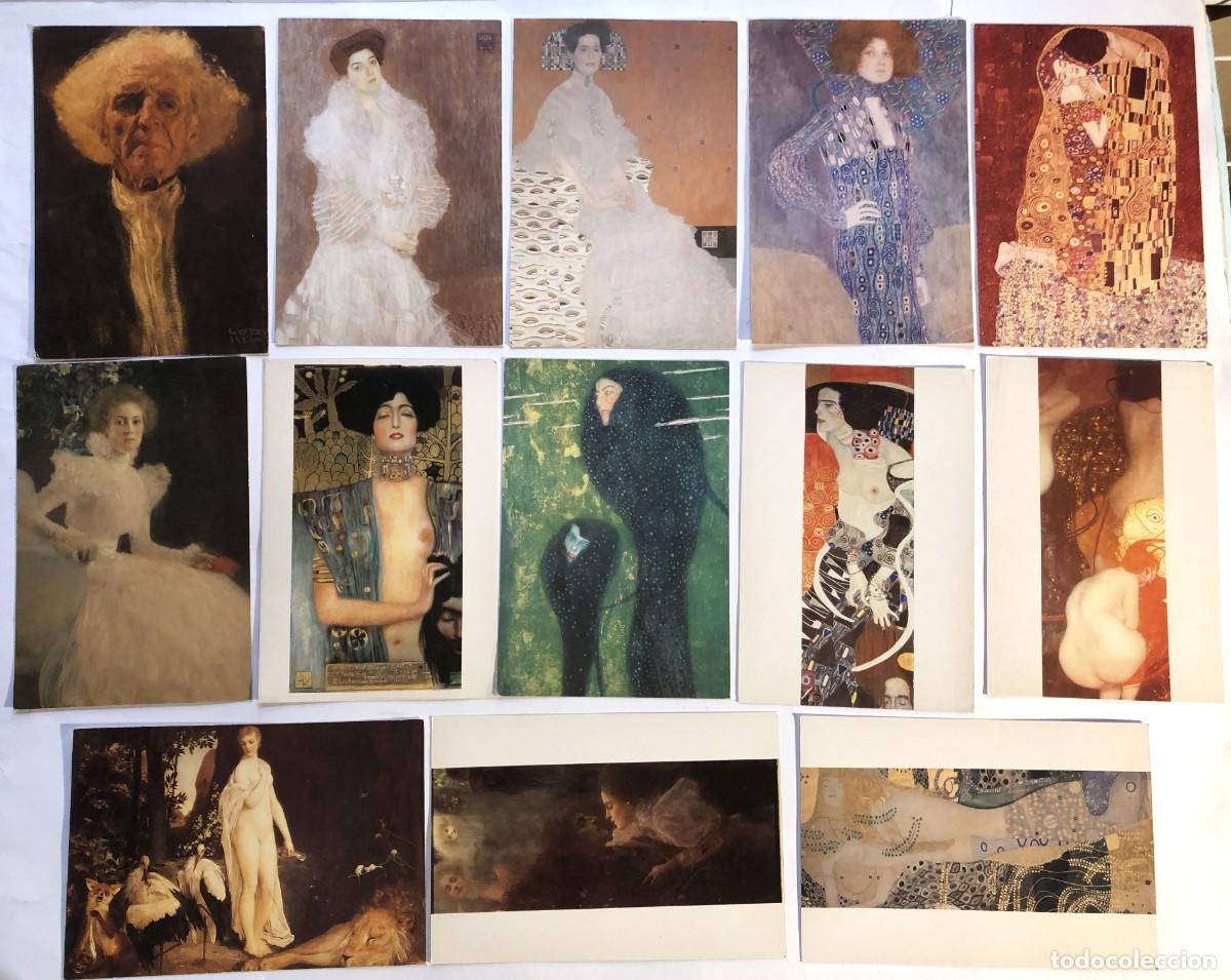 Postales: 12 POSTALES / KLIMT / COLECCI&Oacute;N A&Ntilde;O 1994 - Foto 1