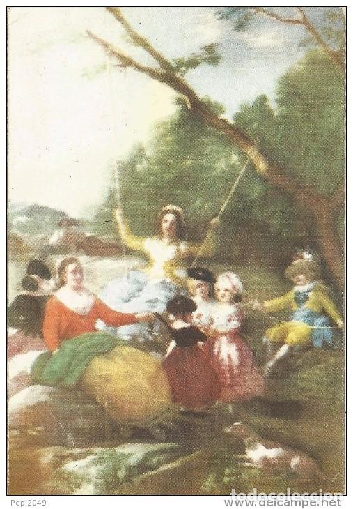 Postales: :::: VF778 - POSTAL - EL COLUMPIO - GOYA - MUSEO DEL PRADO - Foto 1