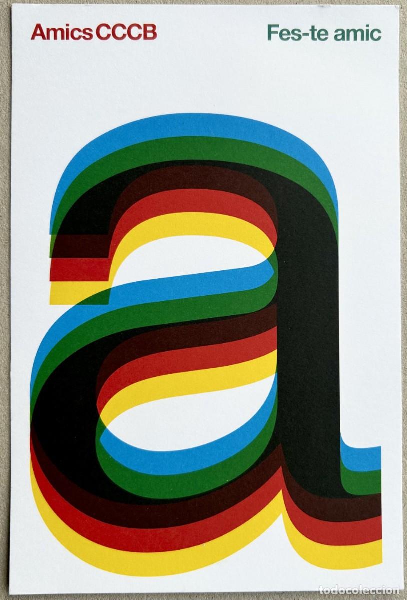 Postales: Flyer tipo Postal AMICS CCCB Barcelona 2025 - Foto 1
