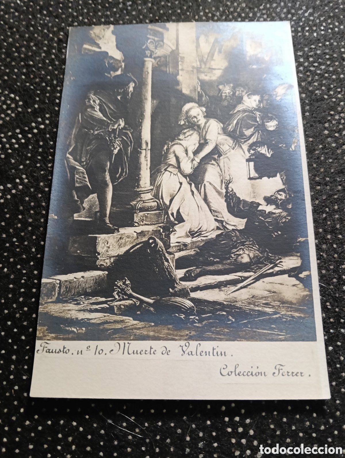 Postales: Fausto n&deg;10 Muerte de Valent&iacute;n, colecci&oacute;n Ferrer - Foto 1
