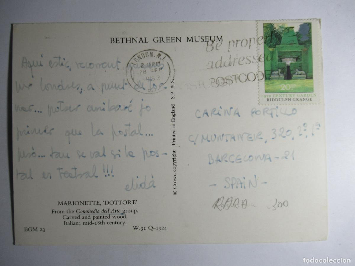 Postales: Marionette Dottore - From the Commedia dellArte group - Foto 2
