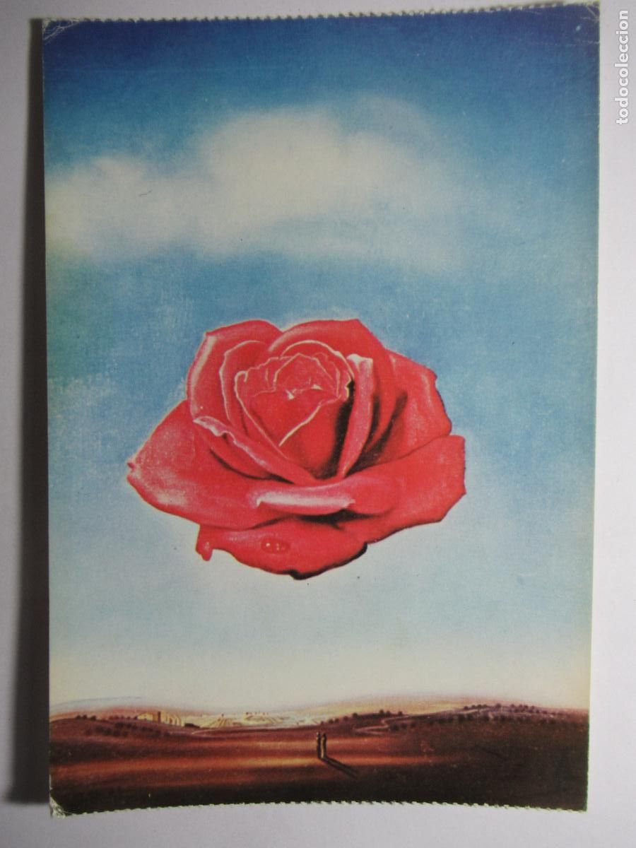 Postales: Dal&iacute; - Rosa Meditativa - Foto 1