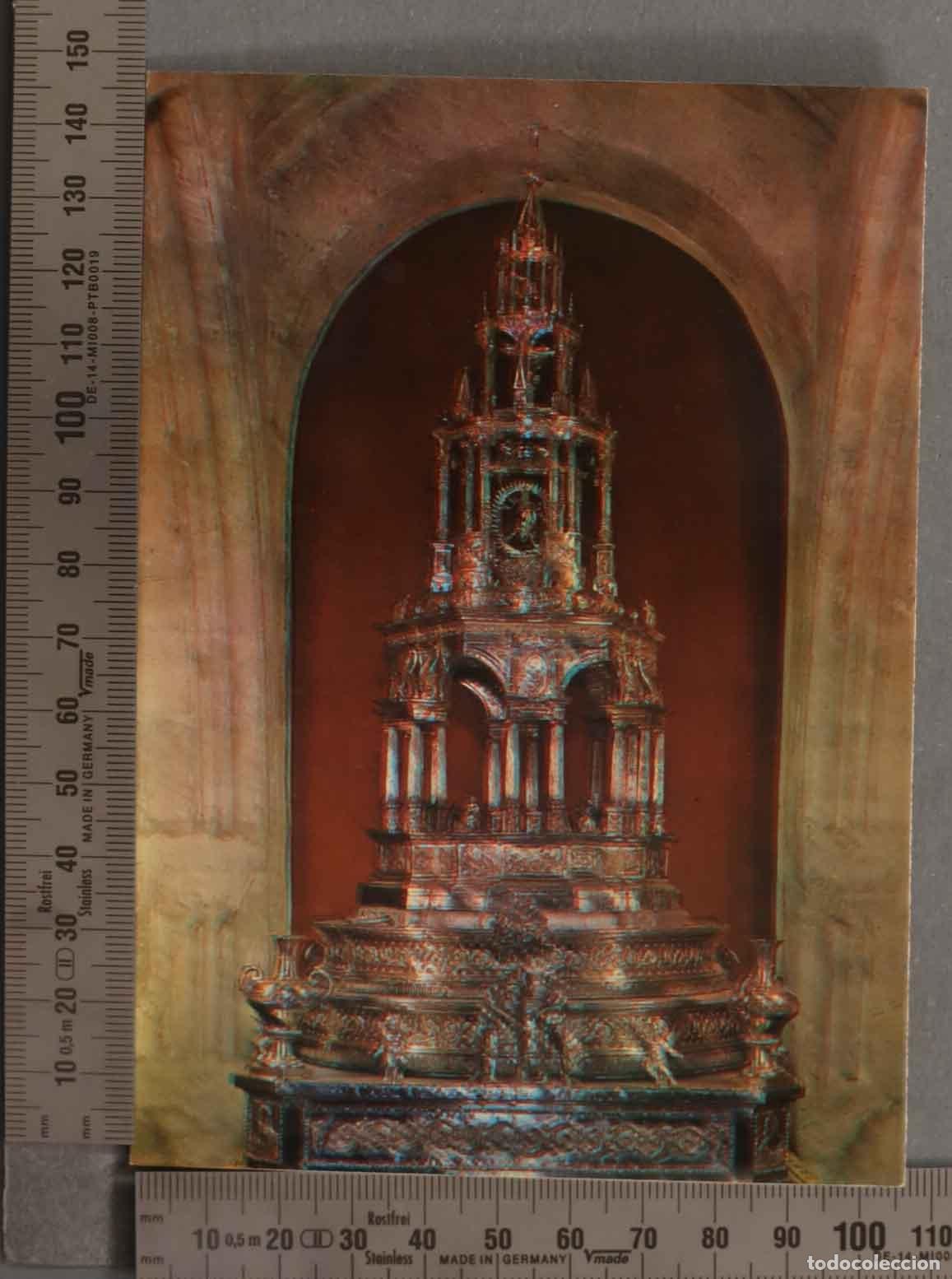 Postales: POSTAL. Custodia procesional Juan de Arfe - Foto 1
