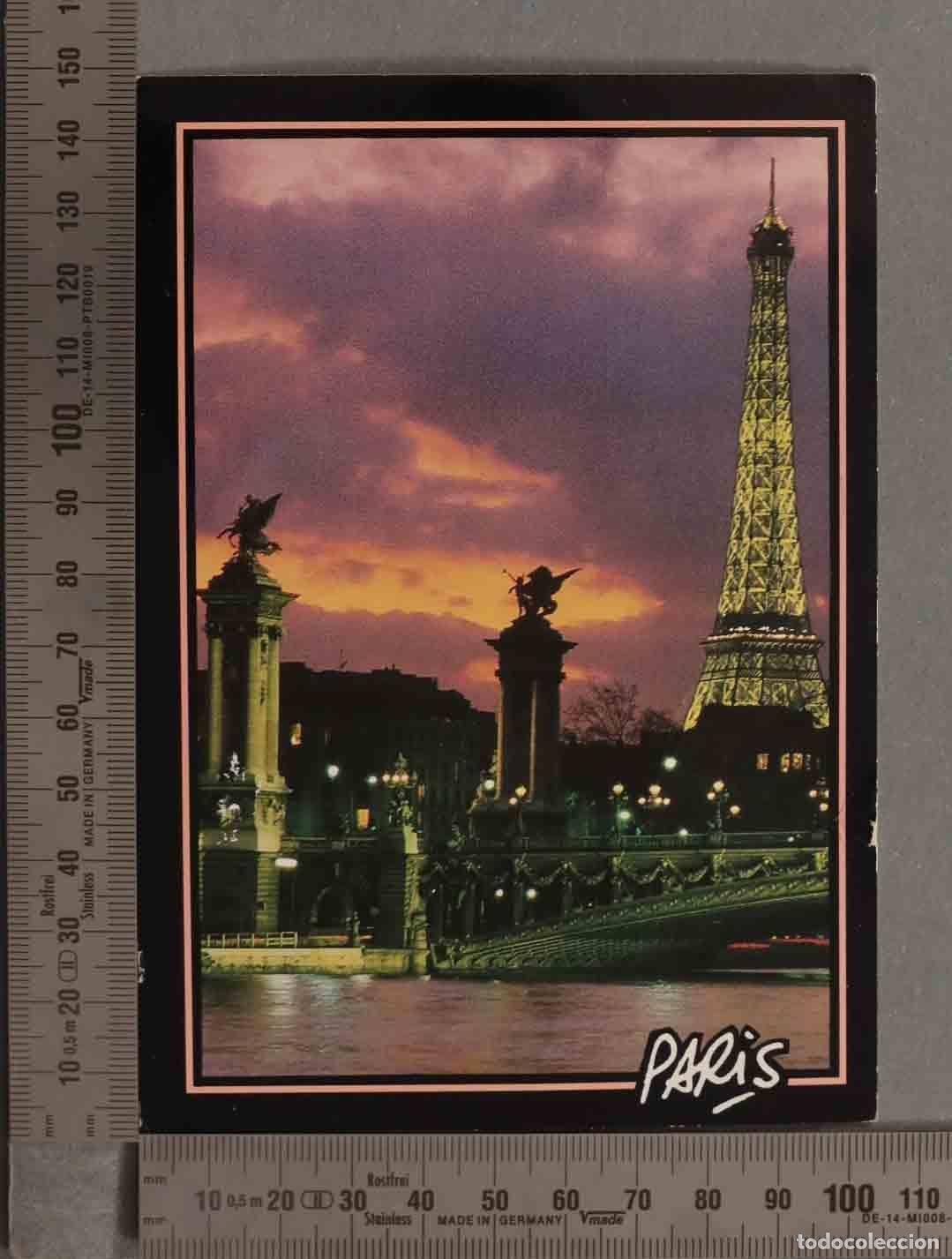 Postales: POSTAL. La Tour Eiffel et le pont Alexandre III - Foto 1