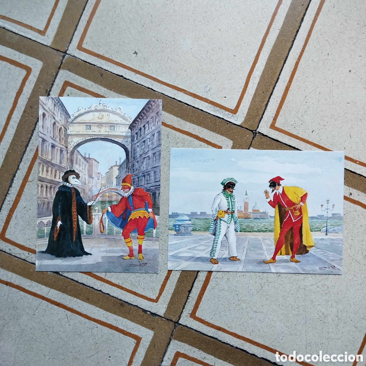 Postales: 2 POSTALES DE VENECIA G. OSPITALI - Foto 1