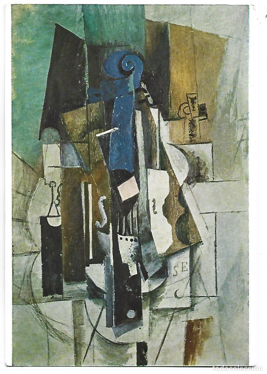 Postales: &rdquo; LE VIOLON AU CAFE / THE VIOLON &rdquo;.- (PICASSO).- - Foto 1