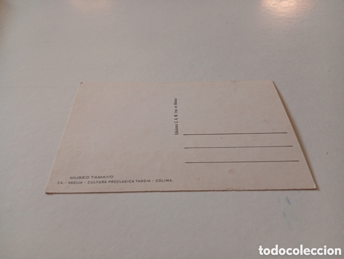 Postales: Postal museo Tamayo,vasija - Foto 2