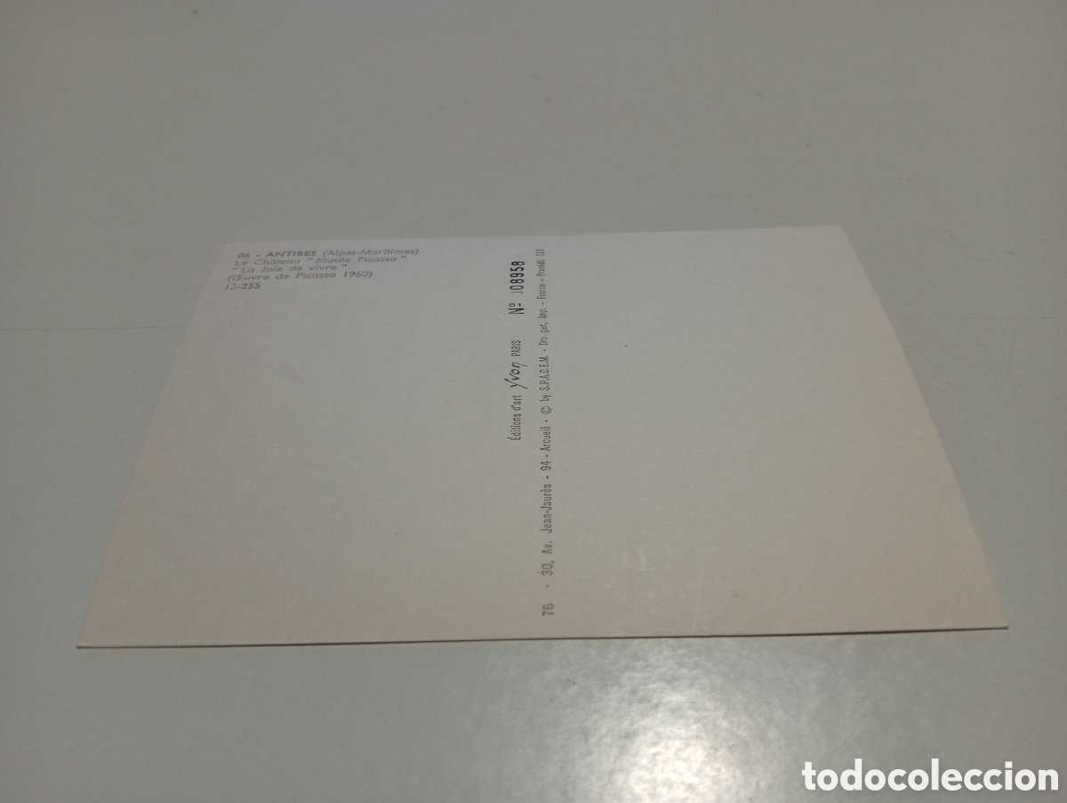 Postales: Postal antibes museo de Picasso - Foto 2