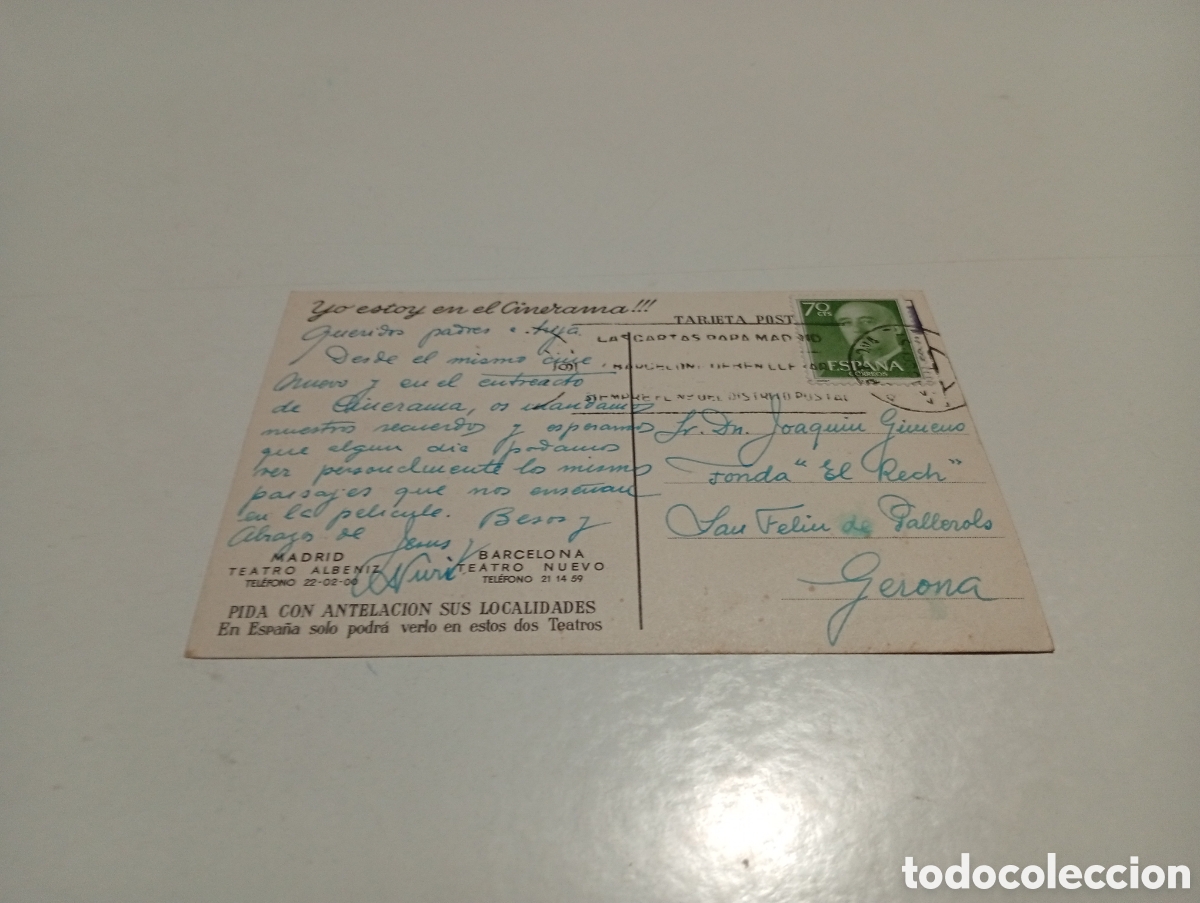 Postales: Postal antigua cinerama - Foto 2
