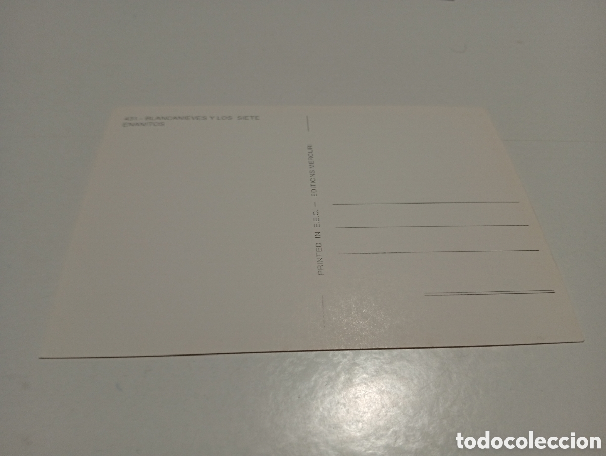 Postales: Postal Cine Blancanieves y los 7 enanitos - Foto 2