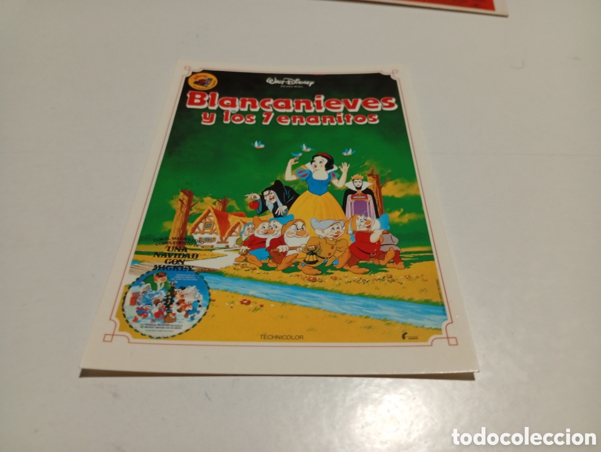 Postales: Postal Cine Blancanieves y los 7 enanitos - Foto 1