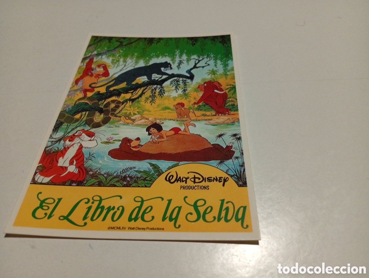Postales: Postal Cine El libro de la selva - Foto 1