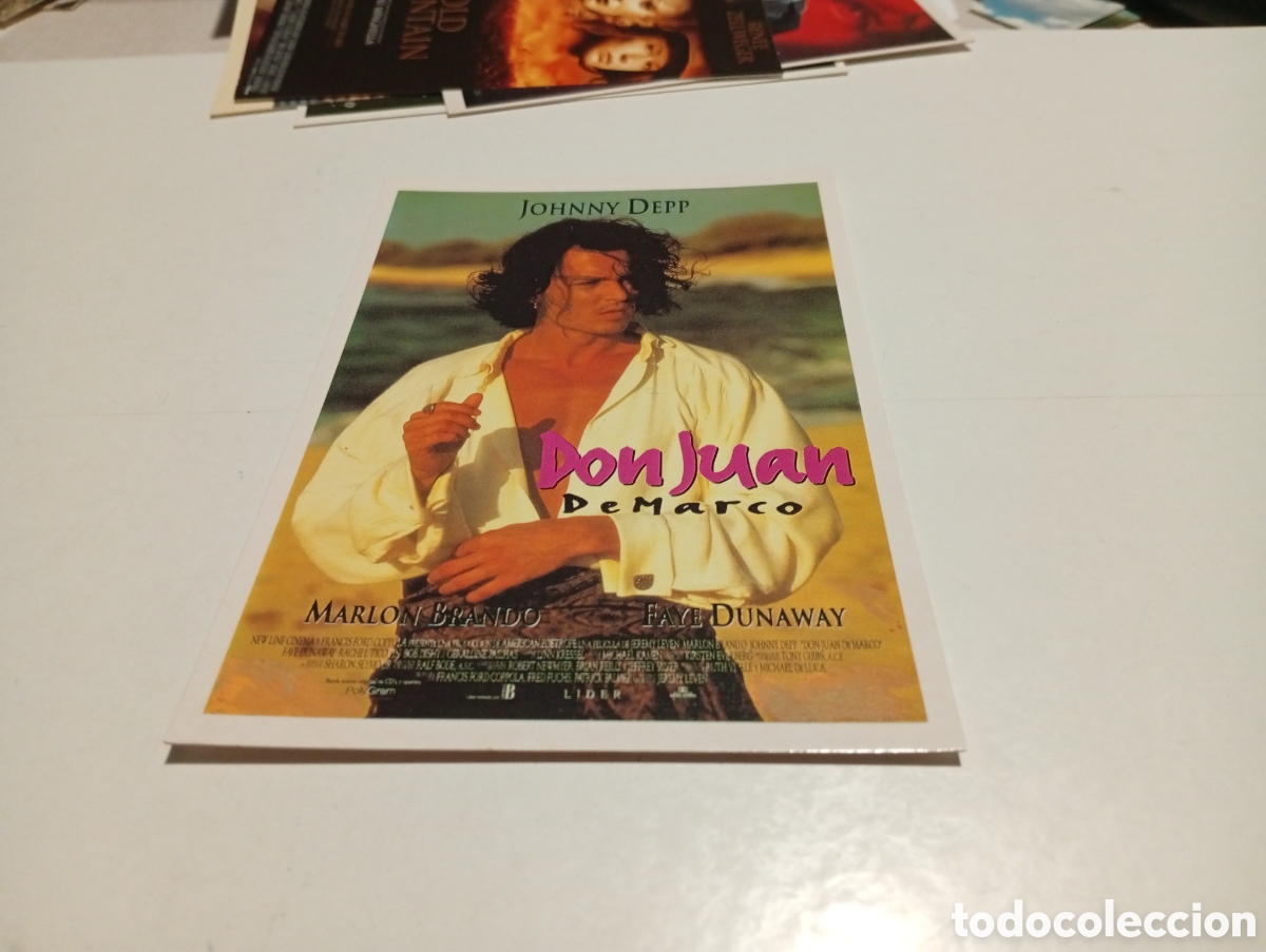 Postales: Postal cine Don Juan de Marco - Foto 1