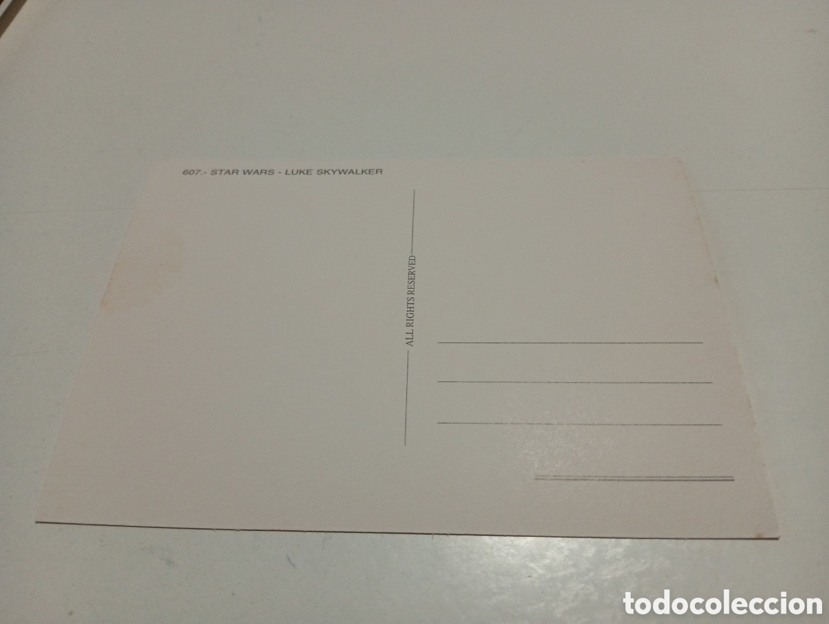 Postales: Postal Star Wars, Luke Skywalker - Foto 2