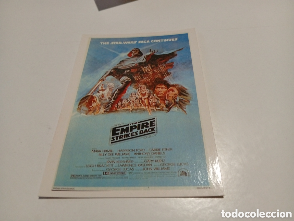 Postales: Postal Cine Star Wars, The Empire Strikes Back - Foto 1