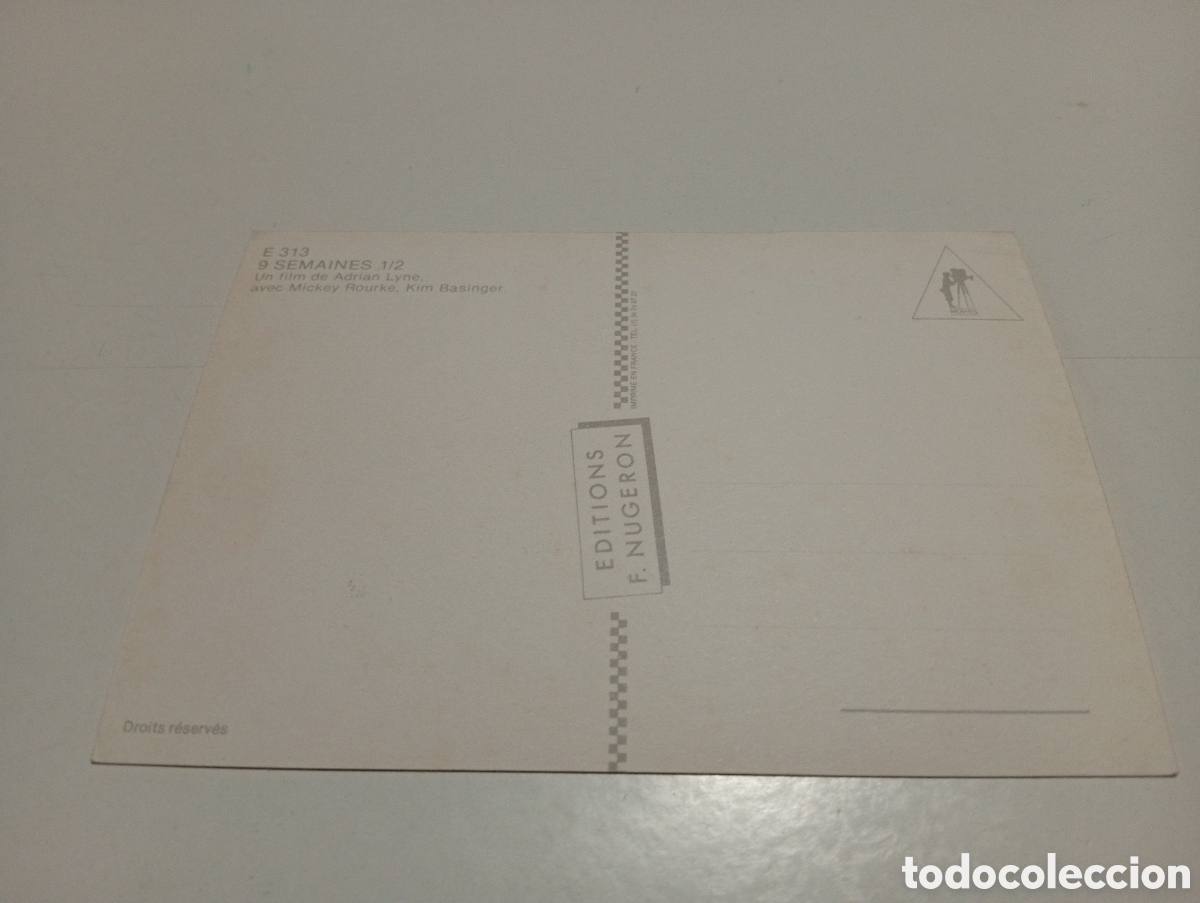Postales: Postal Cine 9 semanas y media - Foto 2