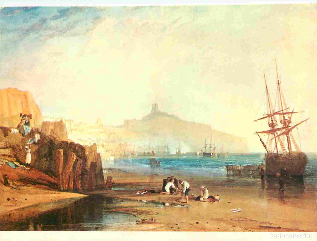 Cartoline: Art - Peinture Aquarelle Marine - Joseph Mallord William Turner - Scarborough - Collection Privee -