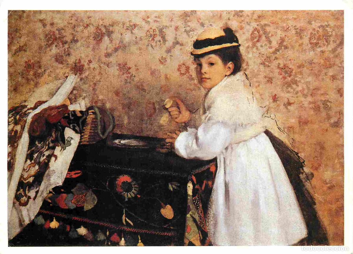 Postcards: Art - Peinture Portrait - Edgar Degas - Hortense Valpincon - Minneapolis Institute Of Arts - CPM - V